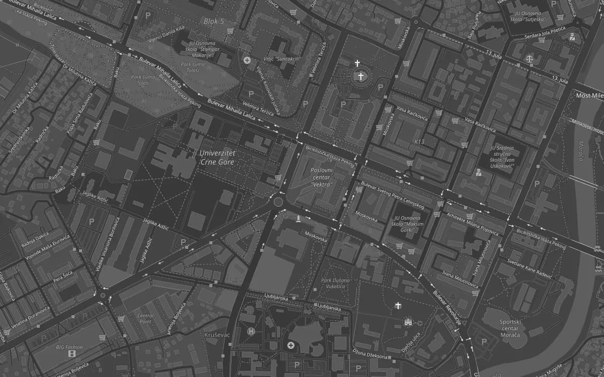 Mapa: lokacija galerije